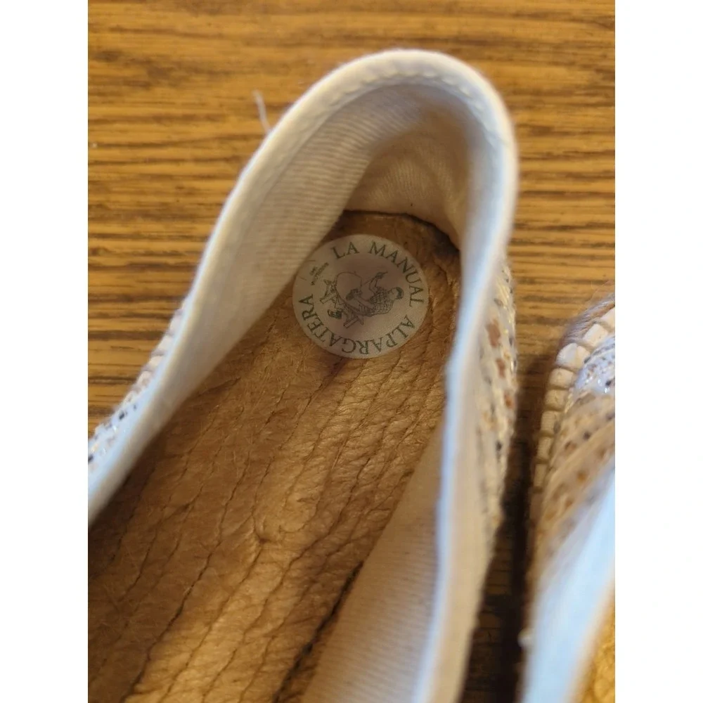 La Manuel Alpargata‎ Size 41 Fits US 8.5 Espadrille Slip On Fabric Casual Spain